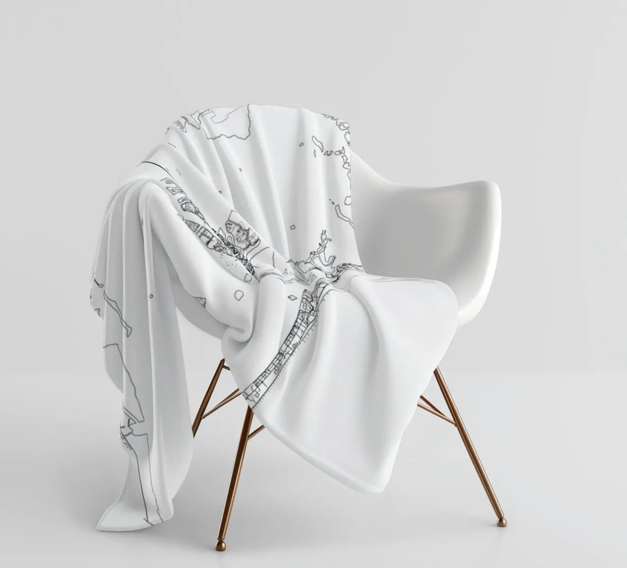 Venice Minimal coperta in pile da Hubert Roguski