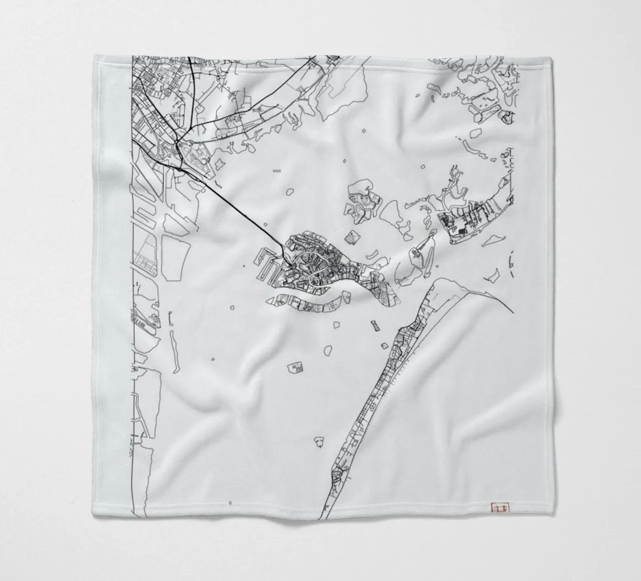 Venice Minimal coperta in pile da Hubert Roguski