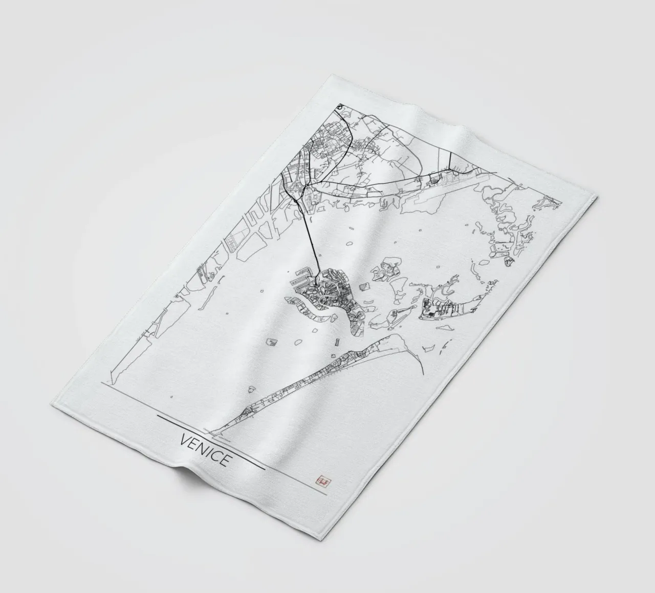 Venice Minimal coperta in pile da Hubert Roguski