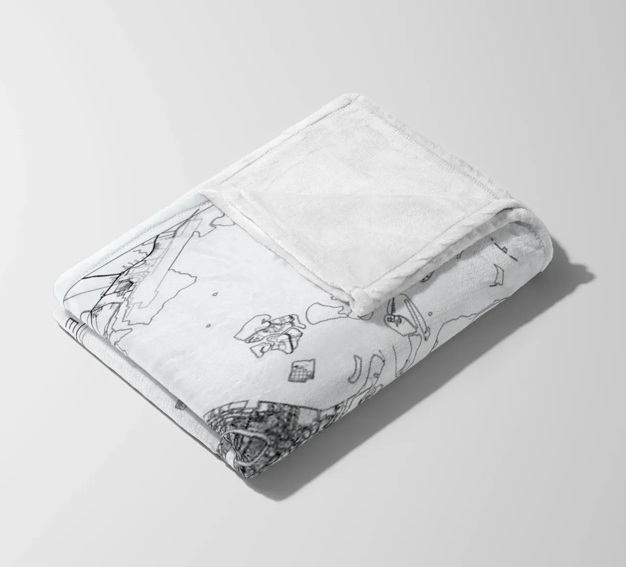 Venice Minimal coperta in pile da Hubert Roguski