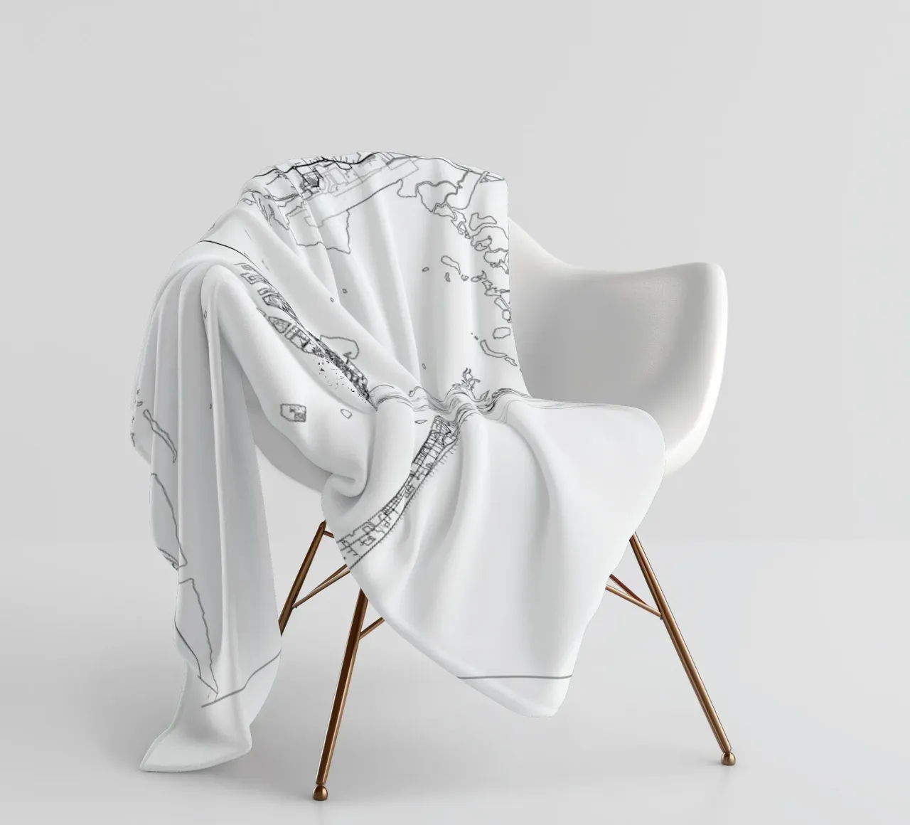 Venice Minimal coperta in pile da Hubert Roguski