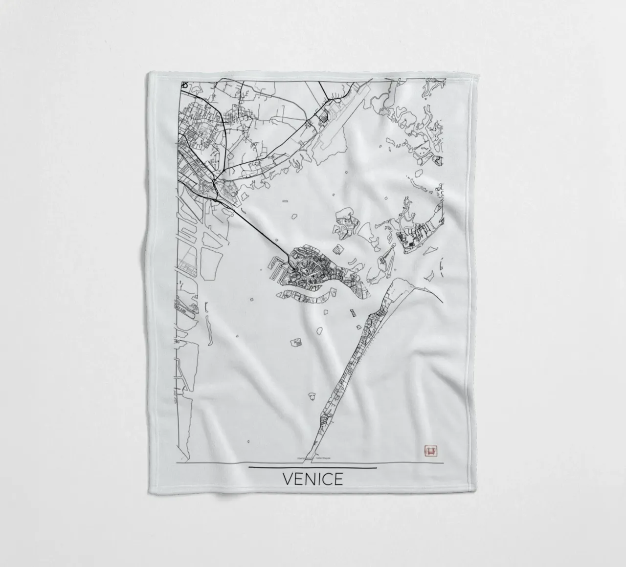 Venice Minimal coperta in pile da Hubert Roguski