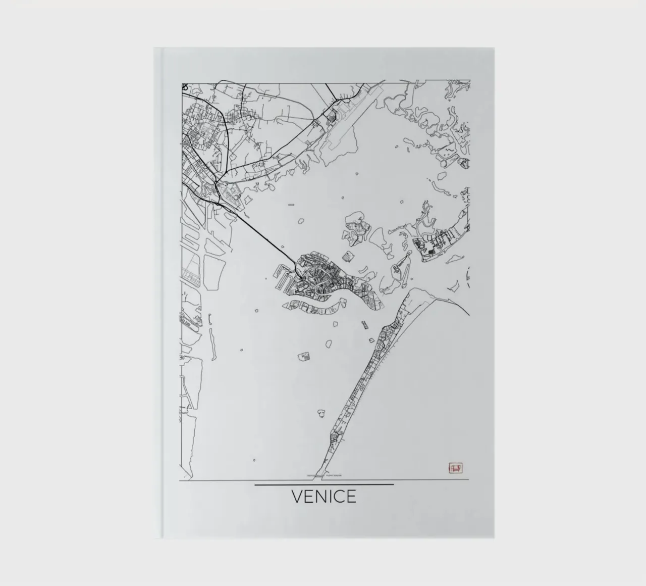 Venice Minimal Notizbuch von Hubert Roguski