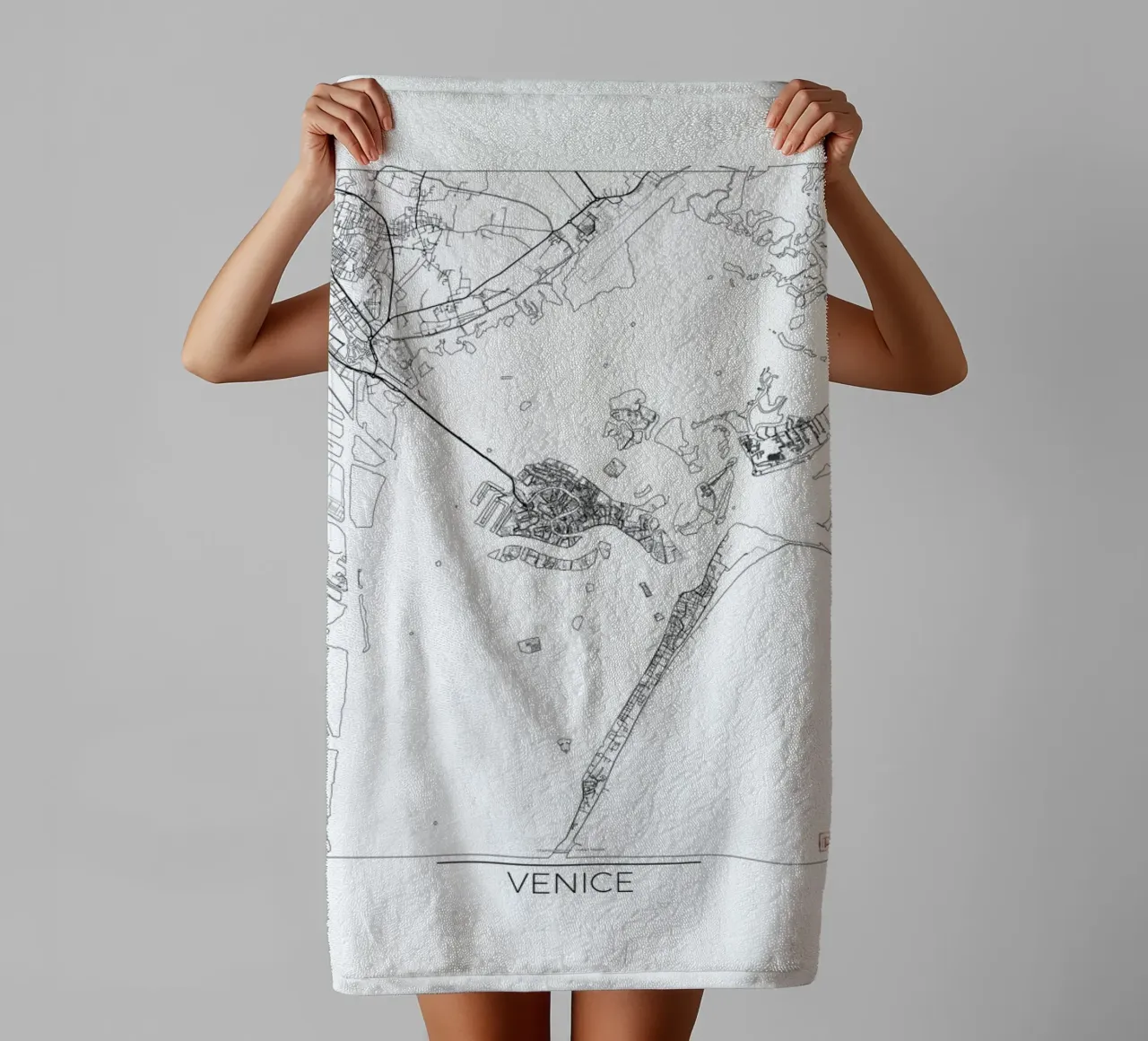 Venice Minimal asciugamano da bagno da Hubert Roguski
