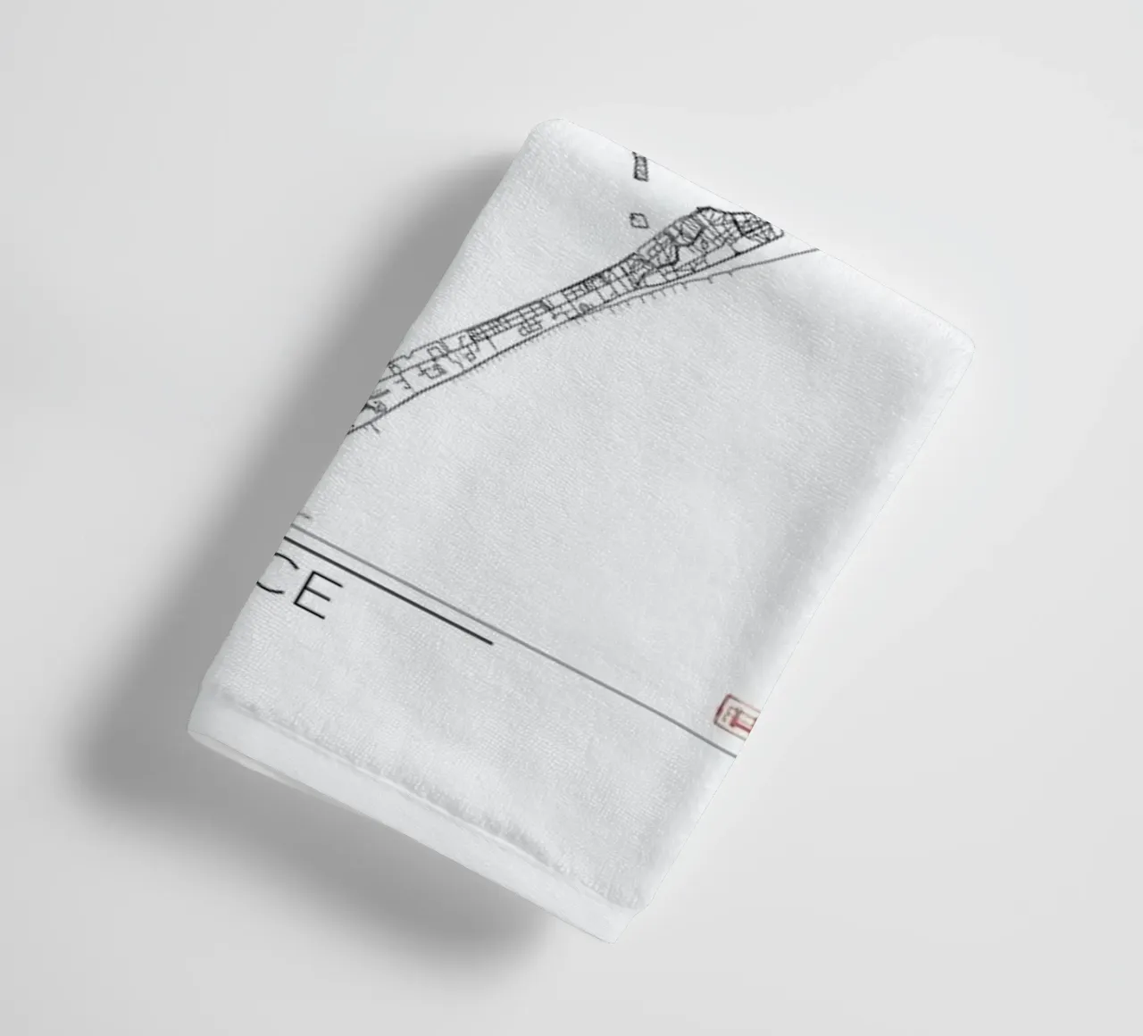 Venice Minimal asciugamano da bagno da Hubert Roguski