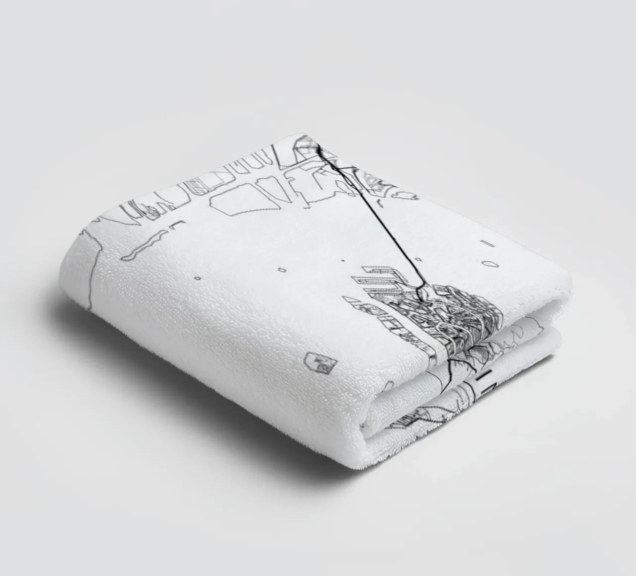 Venice Minimal asciugamano da bagno da Hubert Roguski