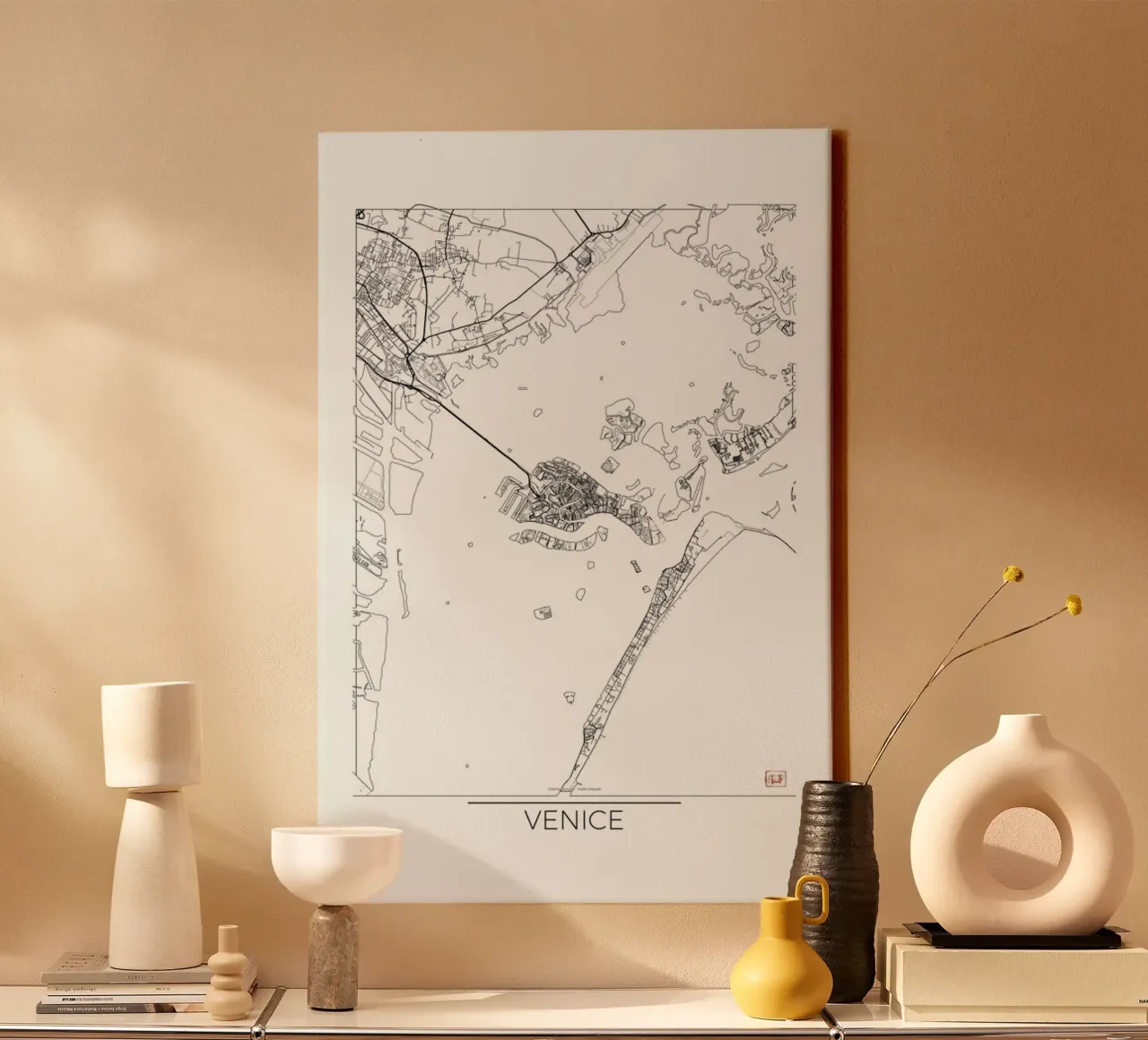 Venice Minimal tela con Cornice a cassetta da Hubert Roguski