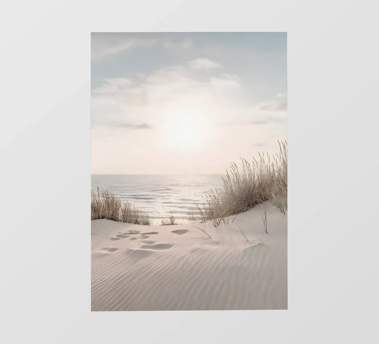 spiaggia beige minimalsm pellicola backlit da mitaco