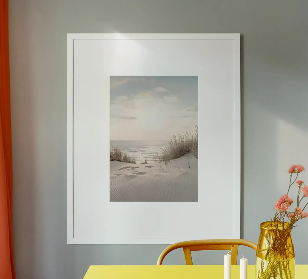 spiaggia beige minimalsm carta hahnemühle da mitaco