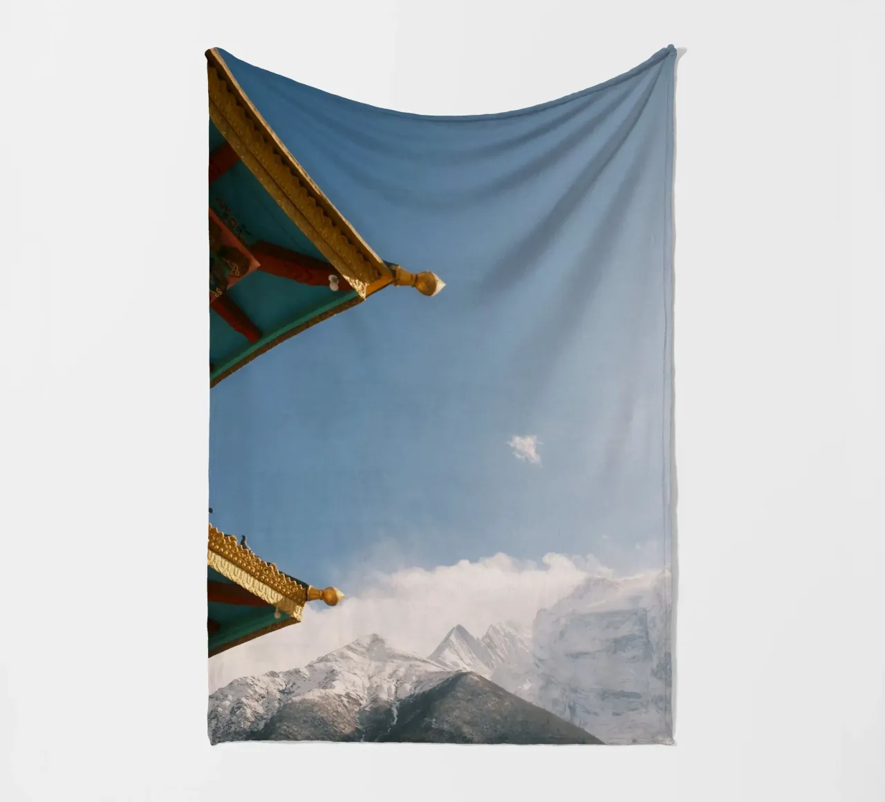 Himalayan Monastery coperta in pile da FujiPrints