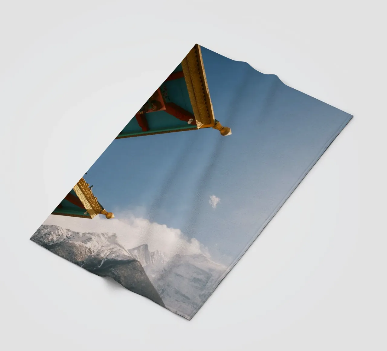 Himalayan Monastery coperta in pile da FujiPrints
