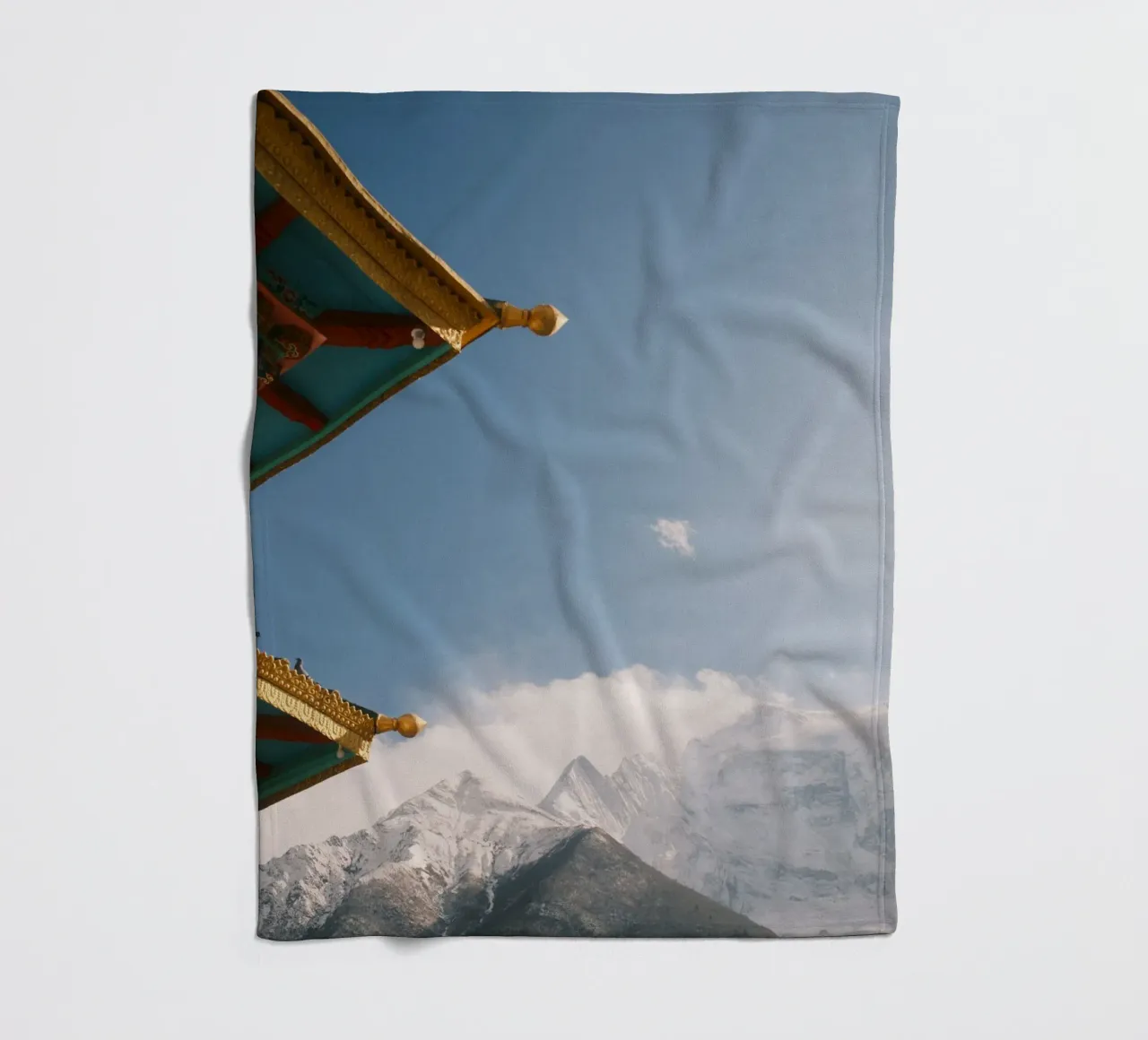 Himalayan Monastery coperta in pile da FujiPrints