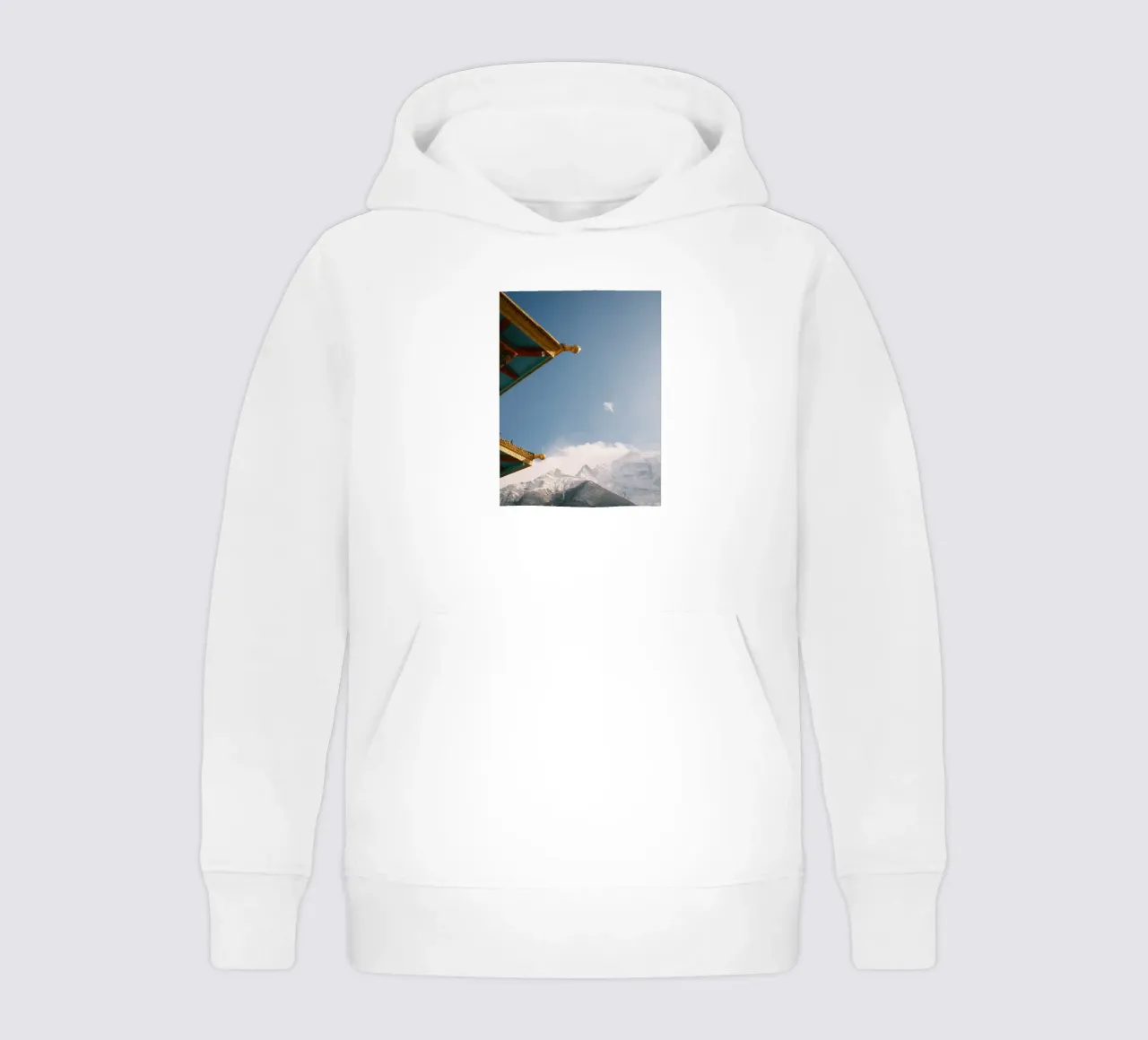 Himalayan Monastery felpa bambino con cappuccio da FujiPrints