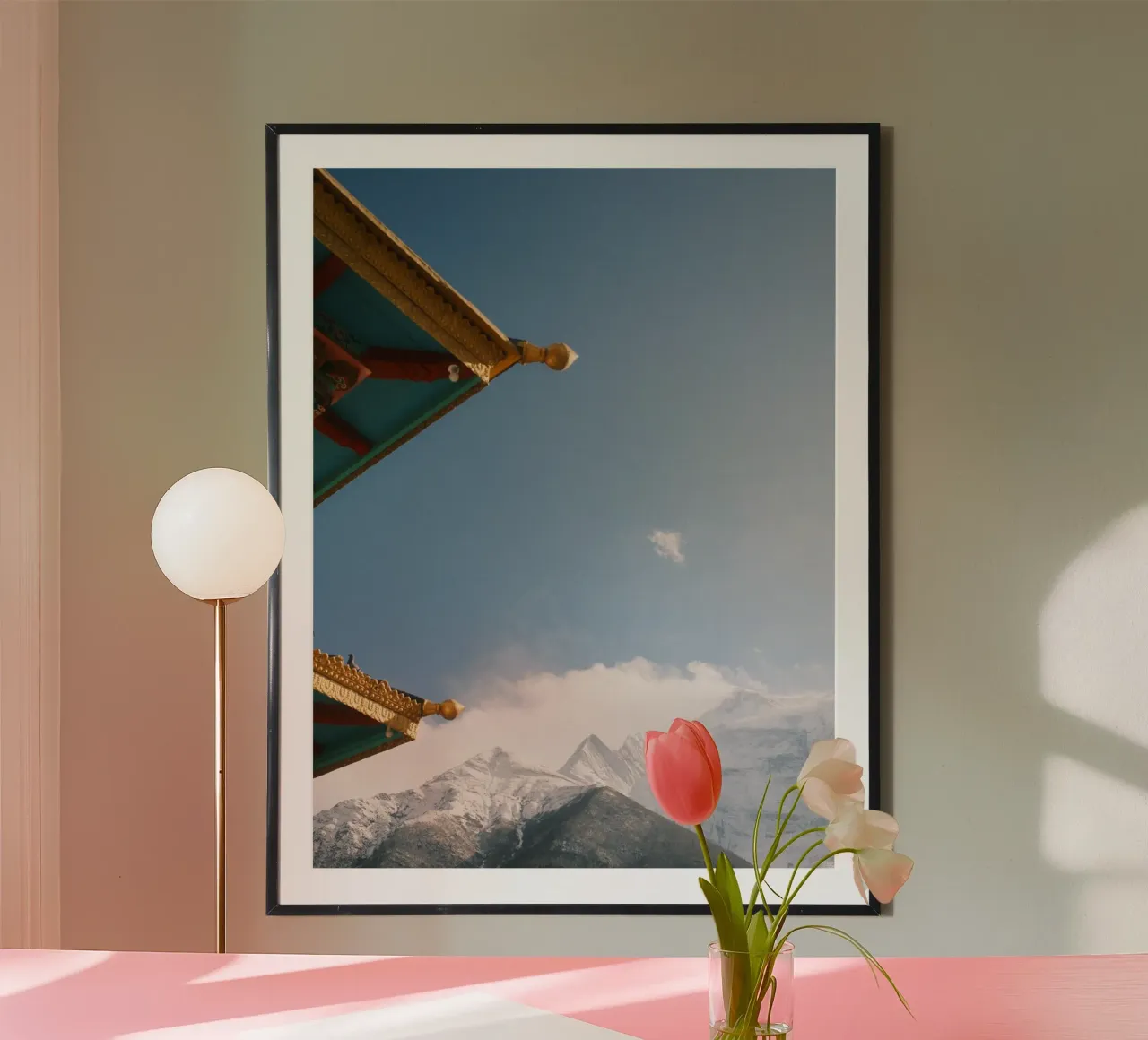 Himalayan Monastery poster van FujiPrints