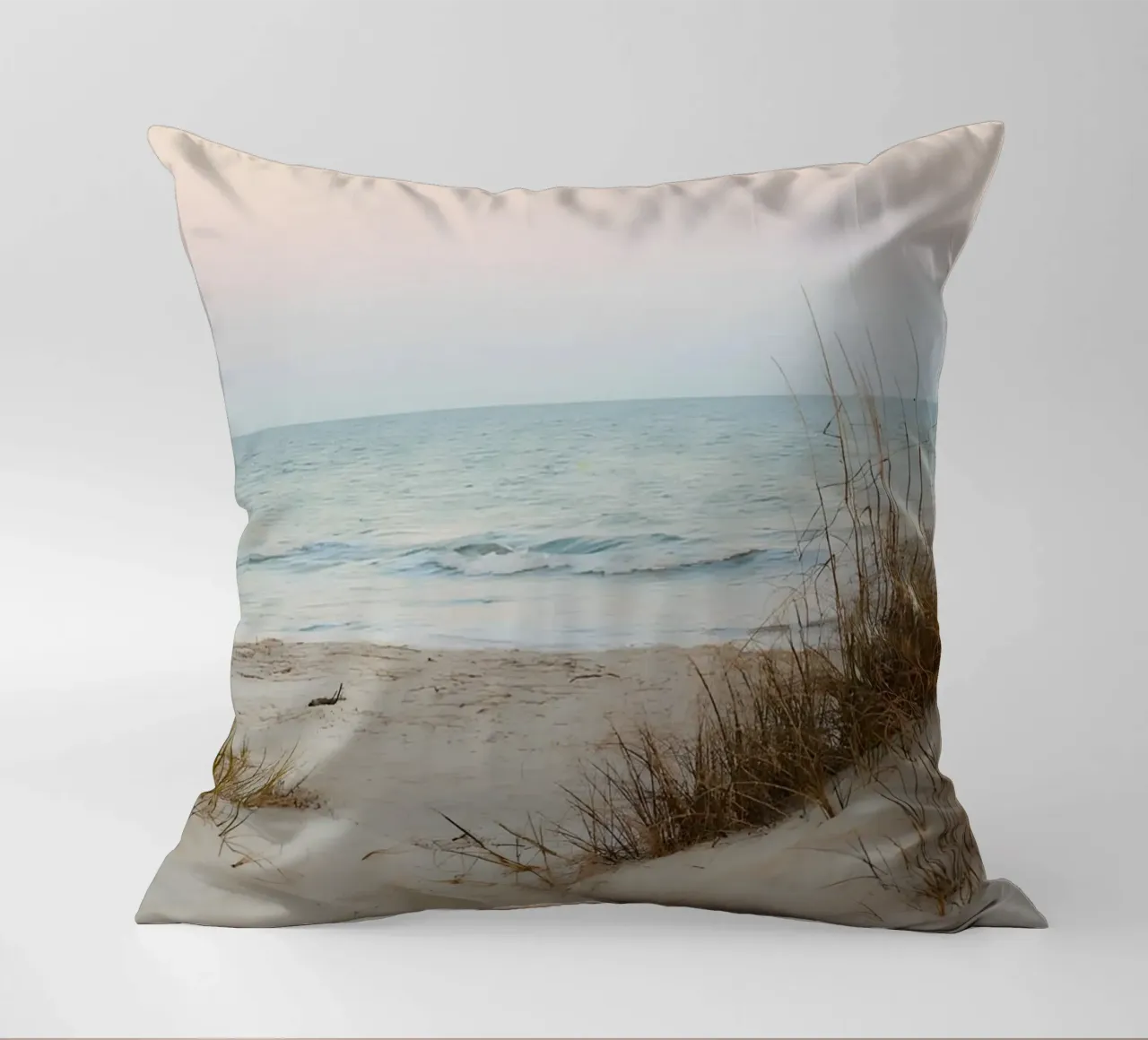 spiaggia beige minimalsm cuscino da mitaco