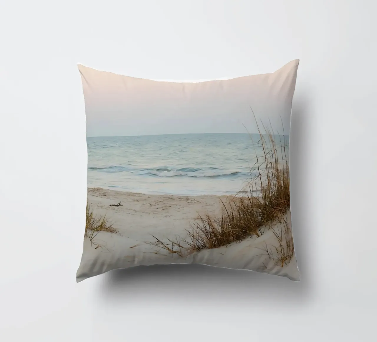 spiaggia beige minimalsm cuscino da mitaco