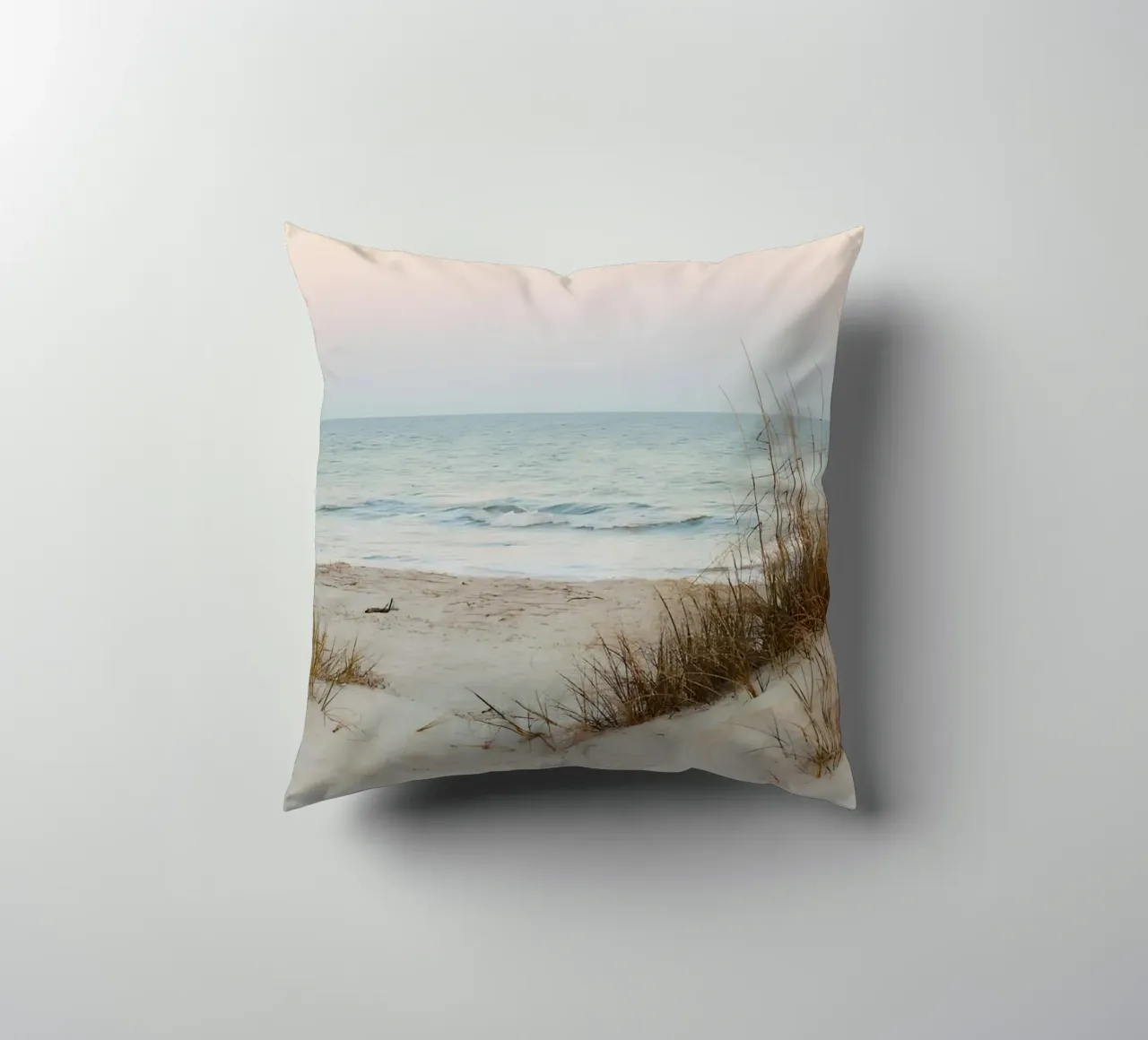 spiaggia beige minimalsm cuscino da mitaco