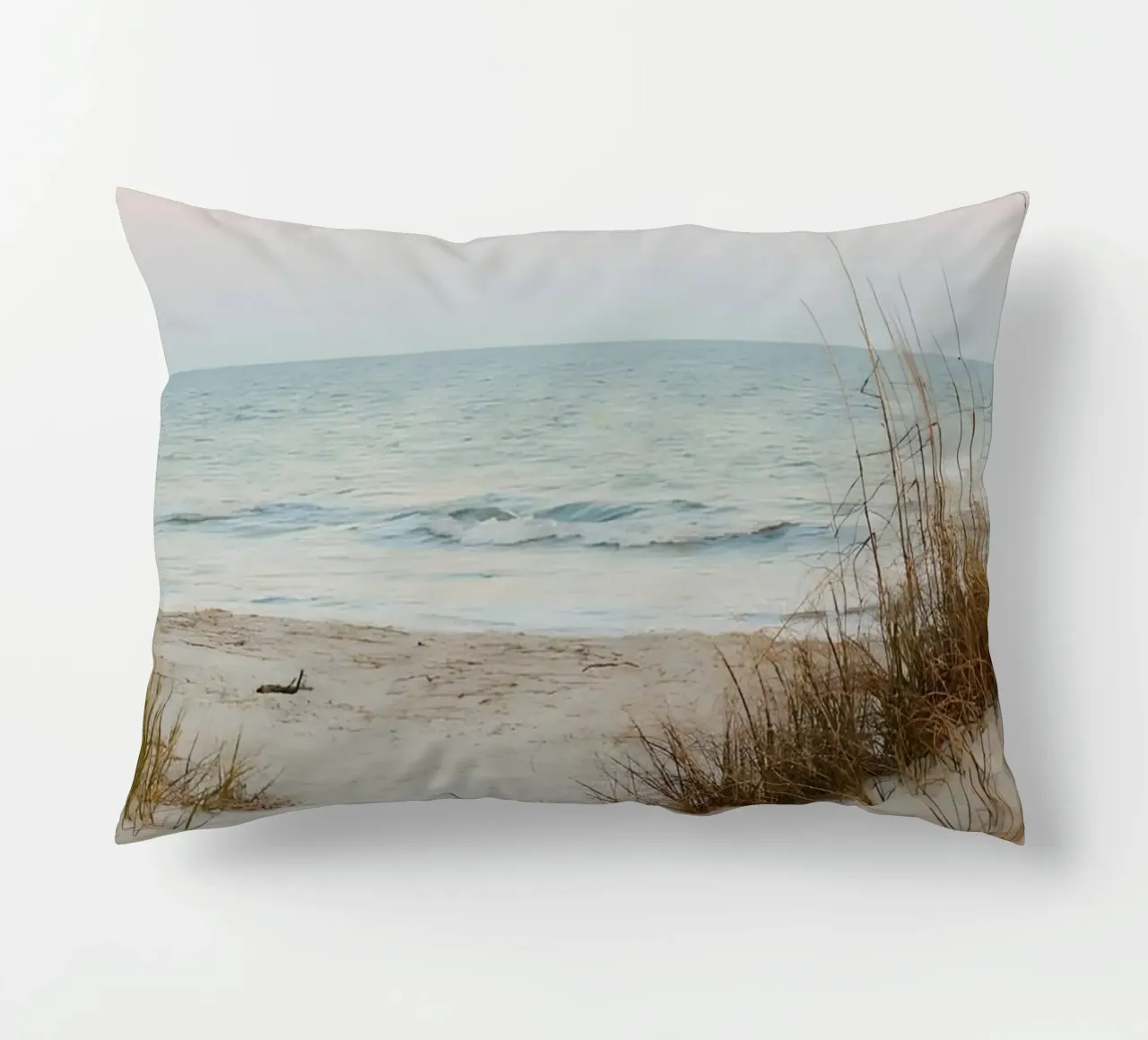 spiaggia beige minimalsm cuscino da mitaco
