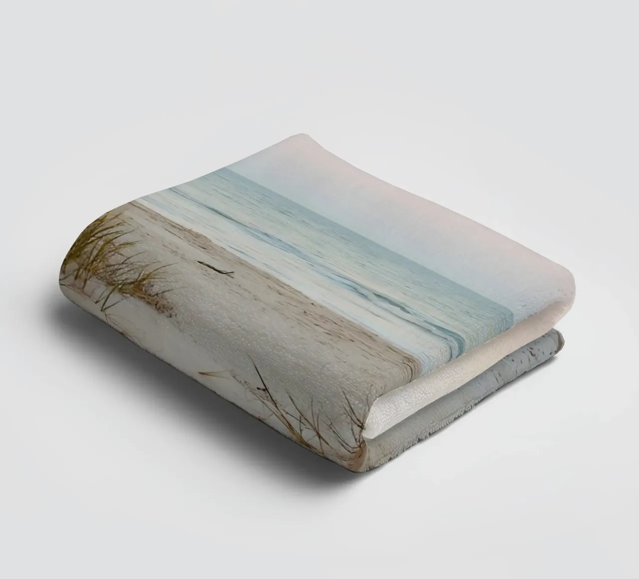 spiaggia beige minimalsm asciugamano da bagno da mitaco