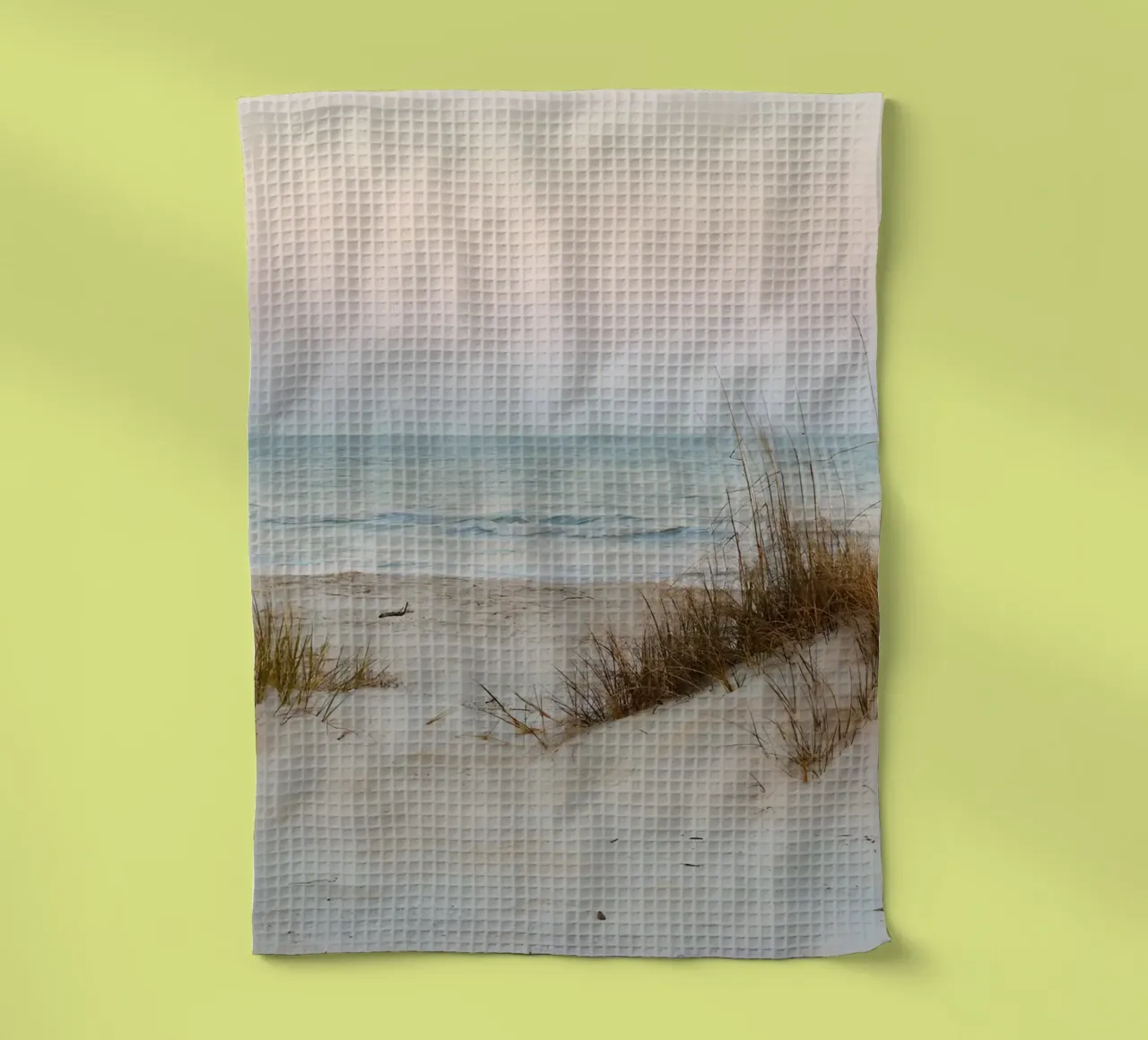 spiaggia beige minimalsm canovaccio da cucina da mitaco