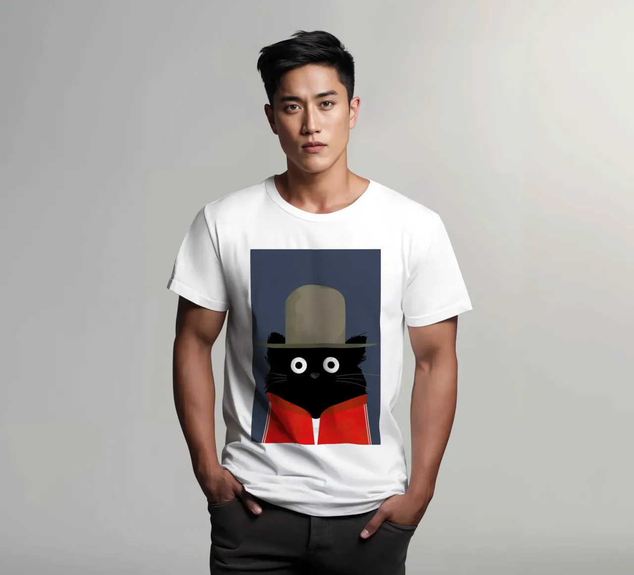 Cat - Pharrell t-shirt da Doozal