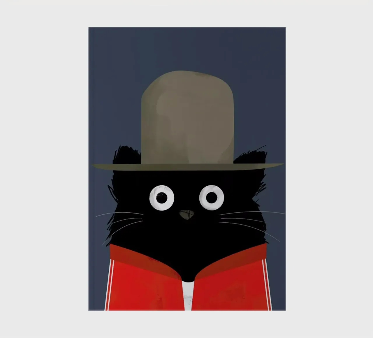 Cat - Pharrell notebook by Doozal
