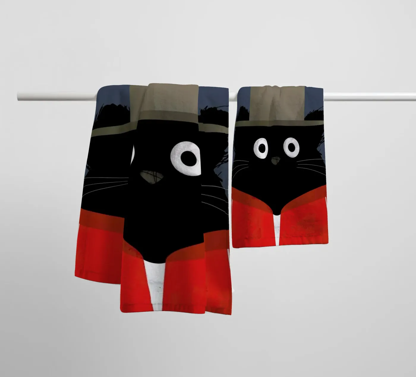 Cat - Pharrell badhanddoek van Doozal