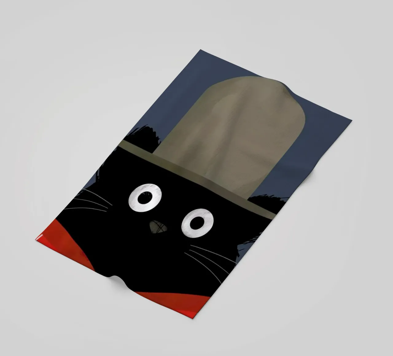 Cat - Pharrell beach towel by Doozal