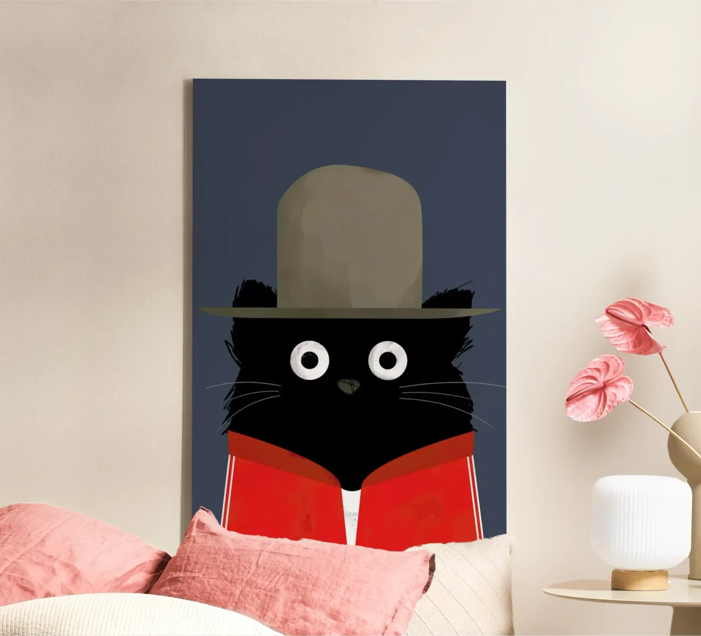 Cat - Pharrell canvas van Doozal