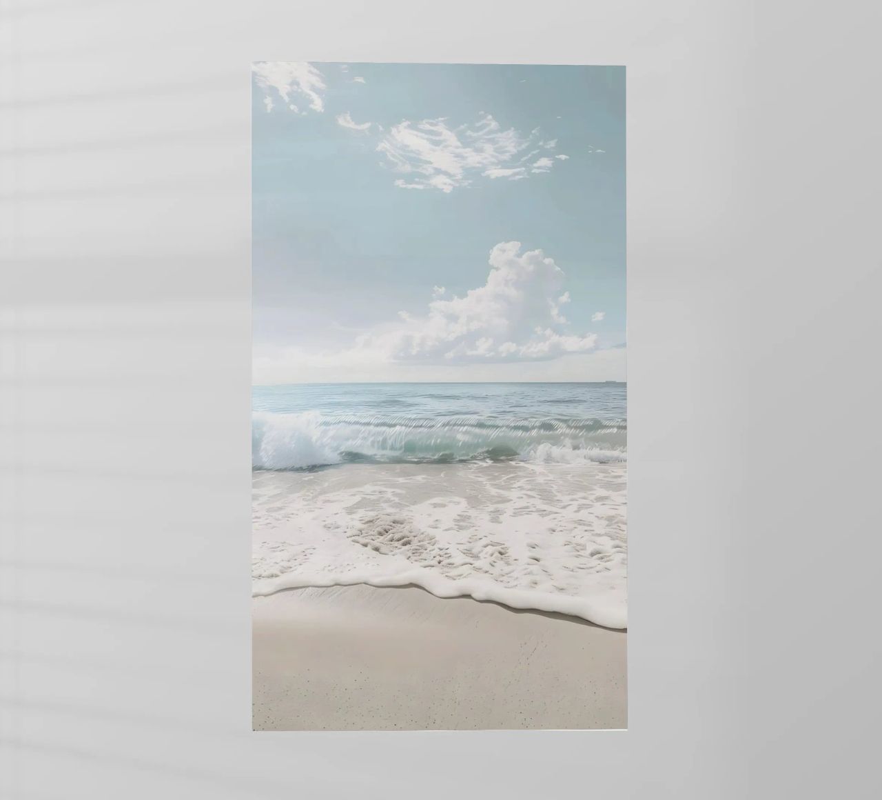 spiaggia beige minimalsm pellicola backlit da mitaco