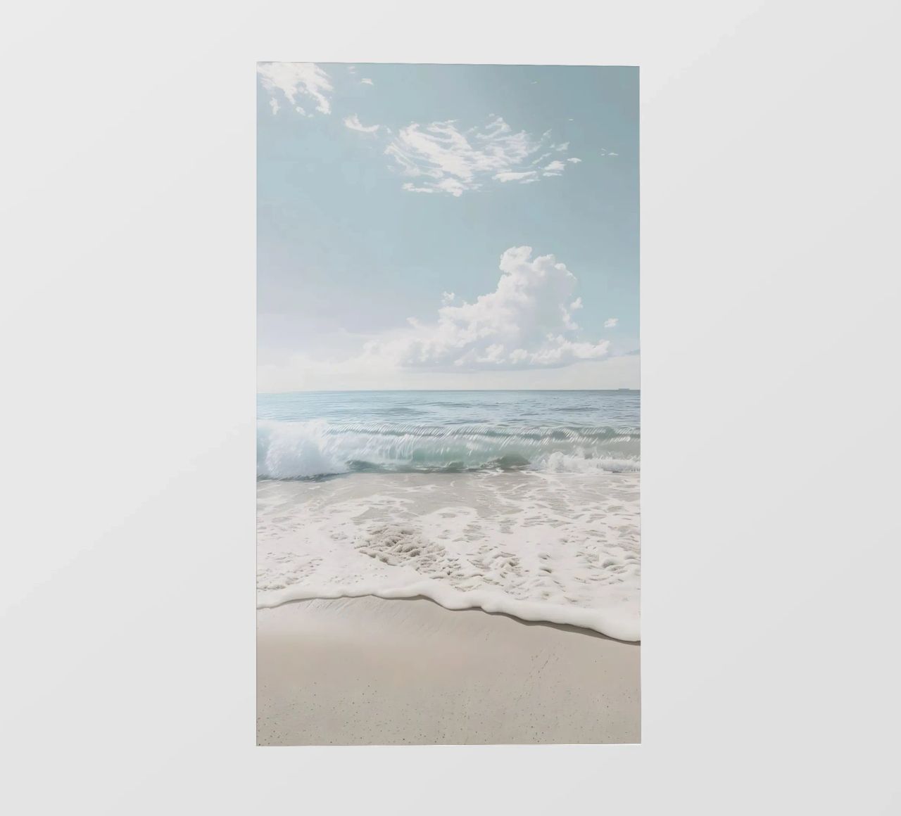 spiaggia beige minimalsm pellicola backlit da mitaco