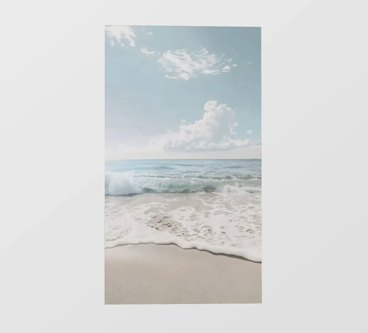 spiaggia beige minimalsm pellicola backlit da mitaco