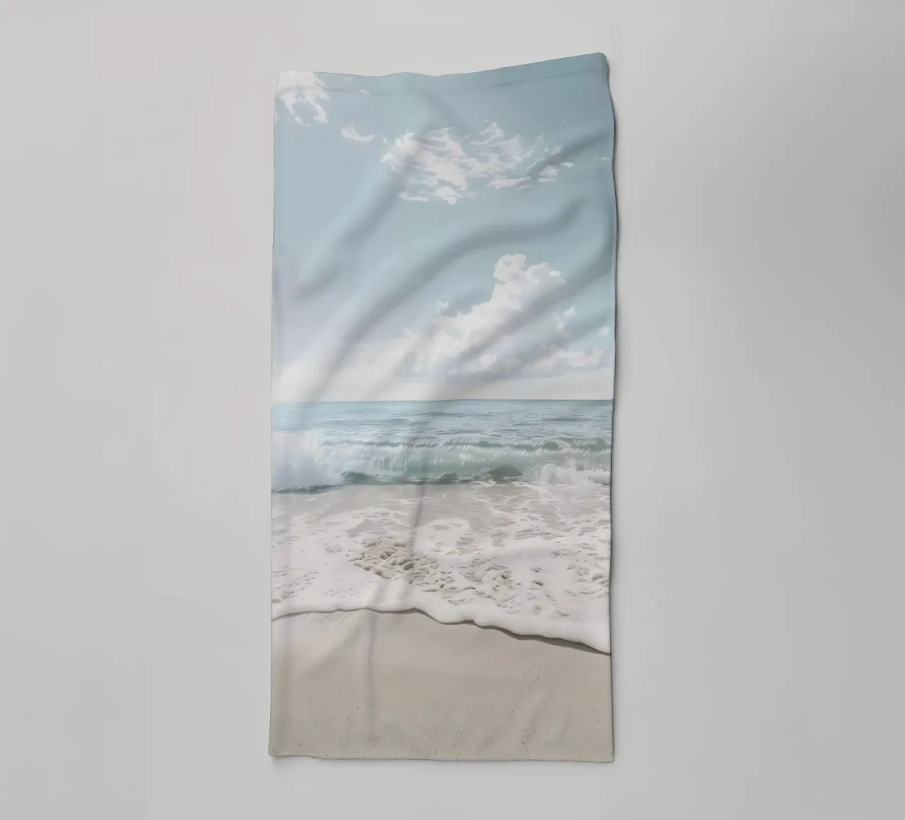spiaggia beige minimalsm asciugamano da bagno da mitaco