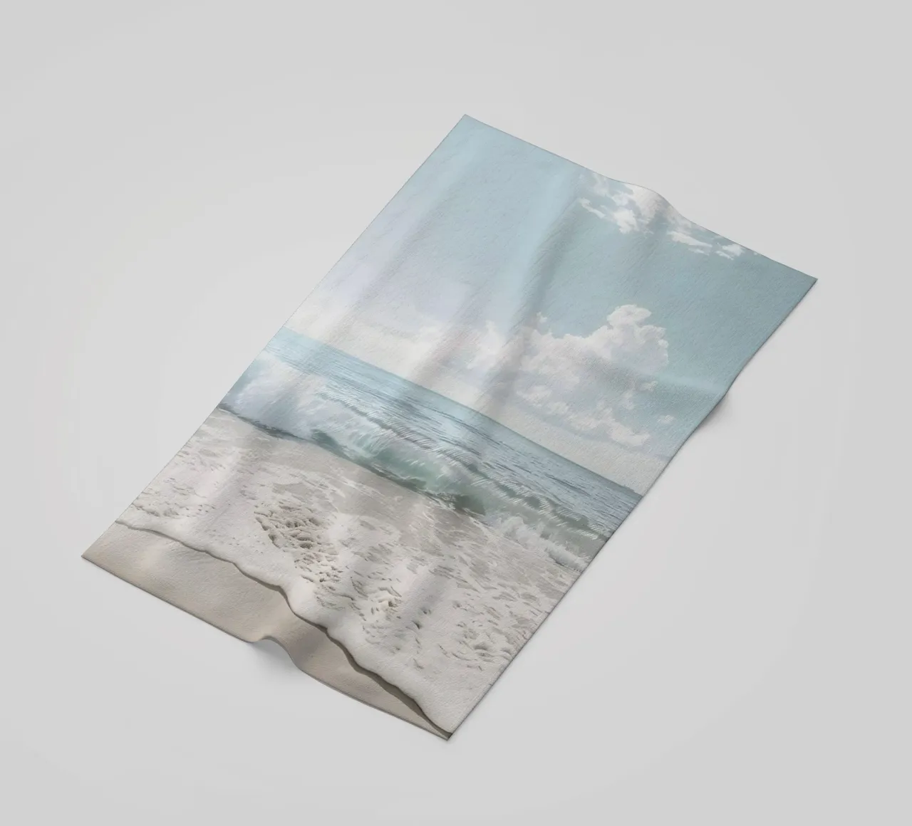 spiaggia beige minimalsm telo mare da mitaco