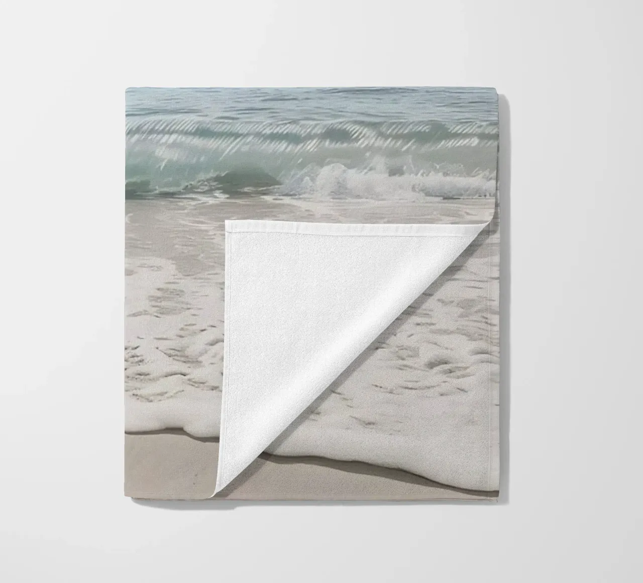 spiaggia beige minimalsm telo mare da mitaco