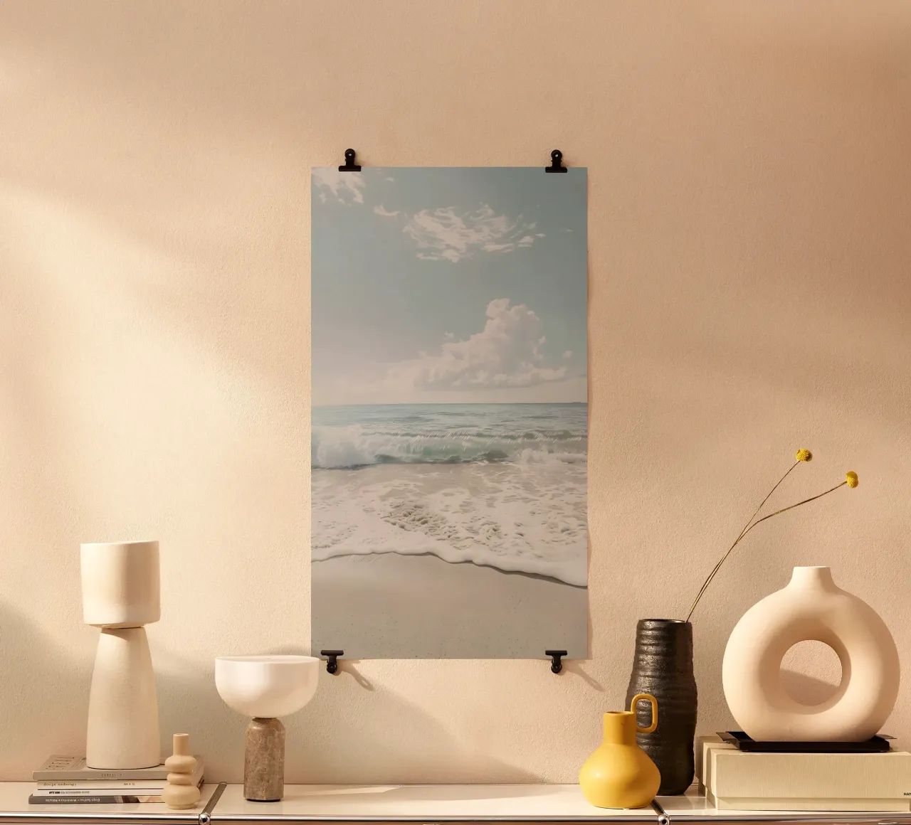 spiaggia beige minimalsm carta hahnemühle da mitaco