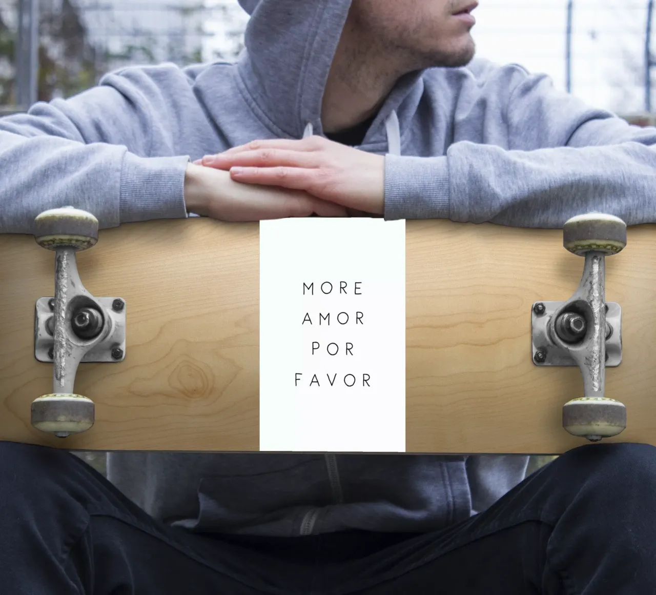 More Amor Por Favor Sticker von Mottos by Sinan Saydik