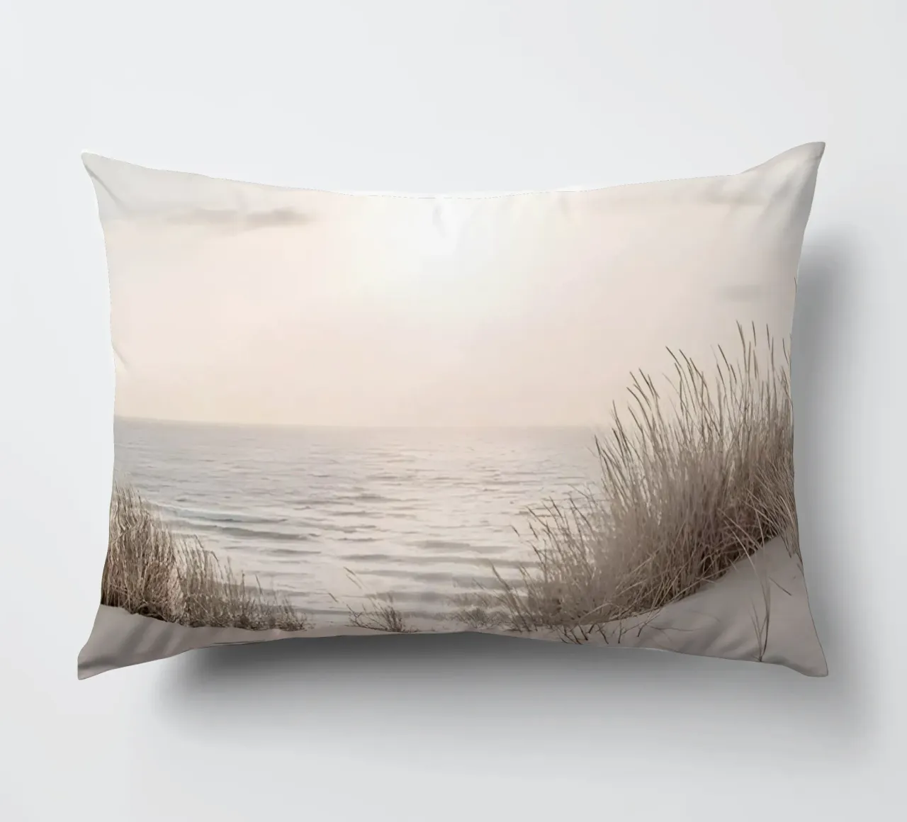 spiaggia beige minimalsm cuscino da mitaco