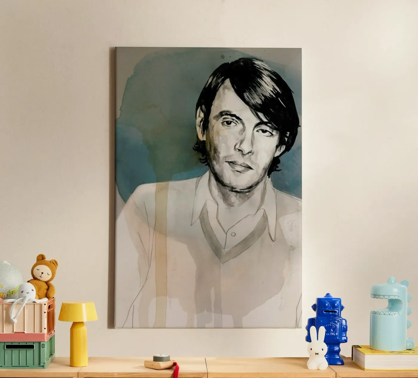 Fabrizio De Andre tela da David Diehl