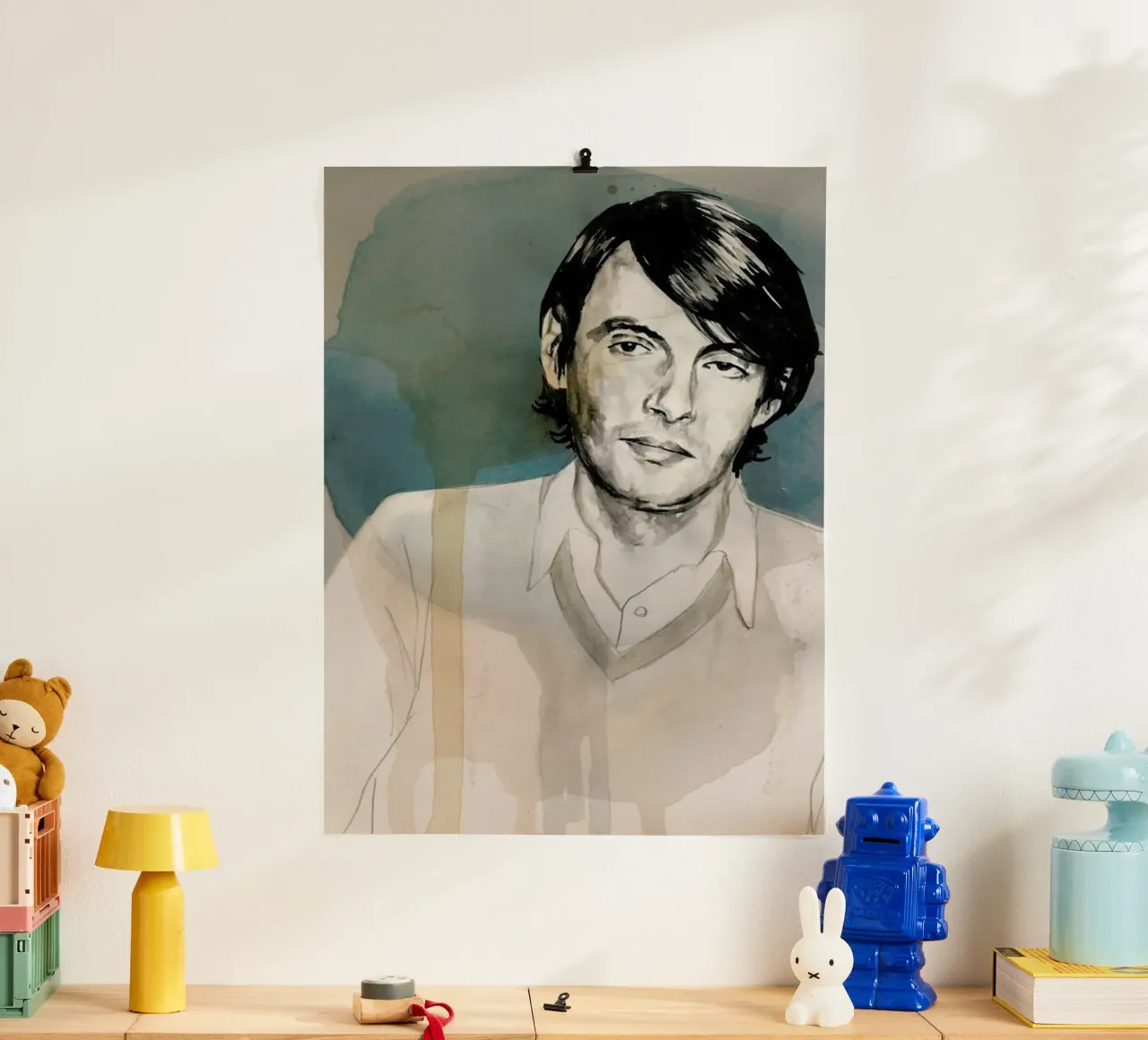Fabrizio De Andre carta hahnemühle da David Diehl
