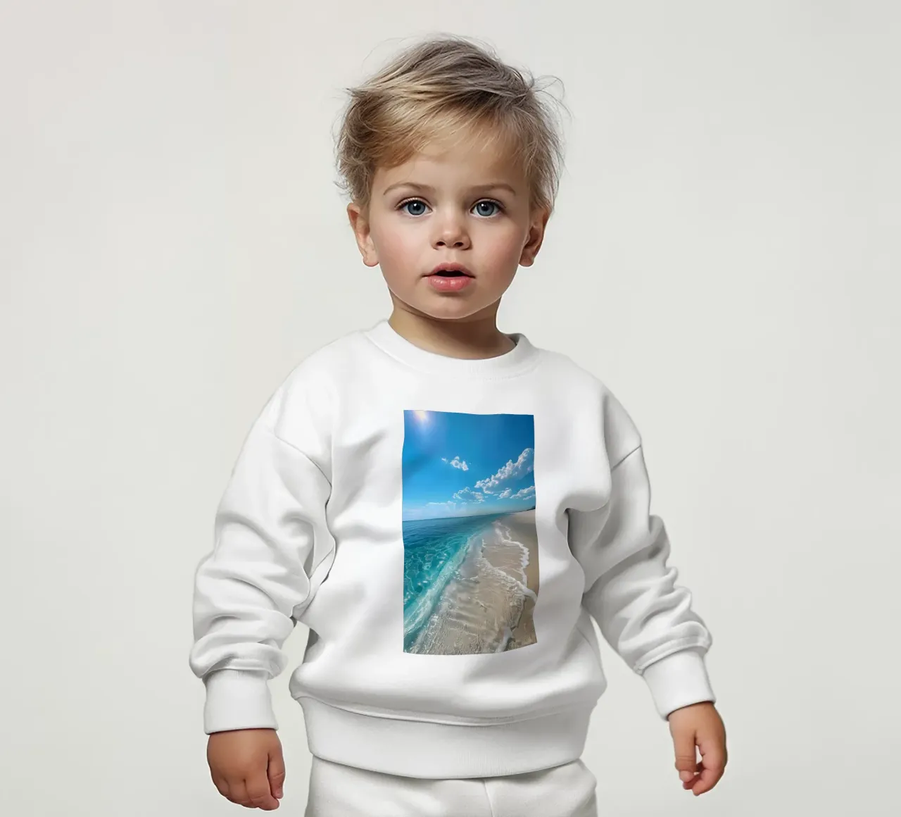 playa sudadera de bebé de Manhmai