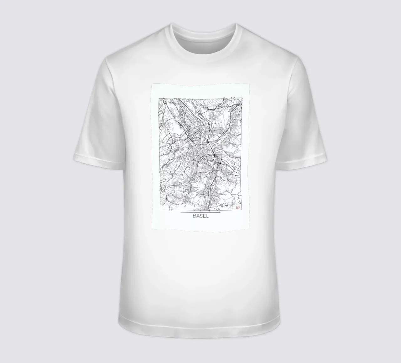 Basel Minimal t-shirt by Hubert Roguski
