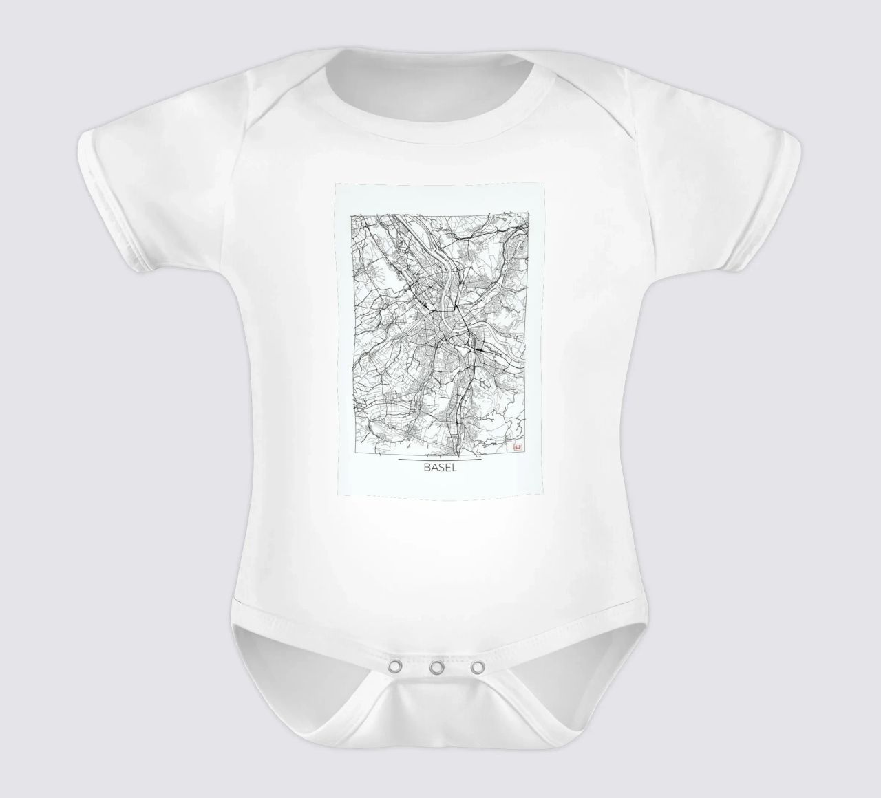 Basel Minimal body neonato maniche corte da Hubert Roguski