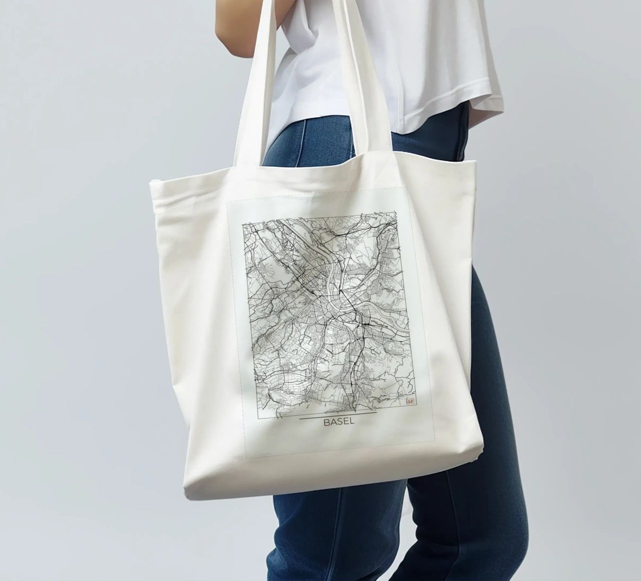 Basel Minimal borsa in juta da Hubert Roguski