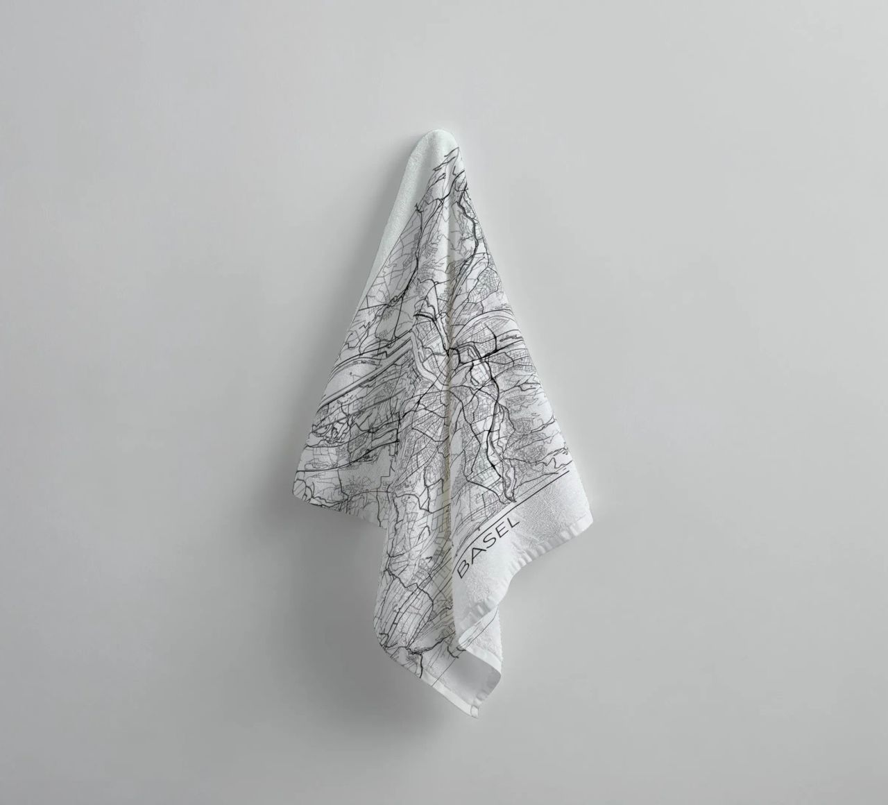 Basel Minimal towel by Hubert Roguski