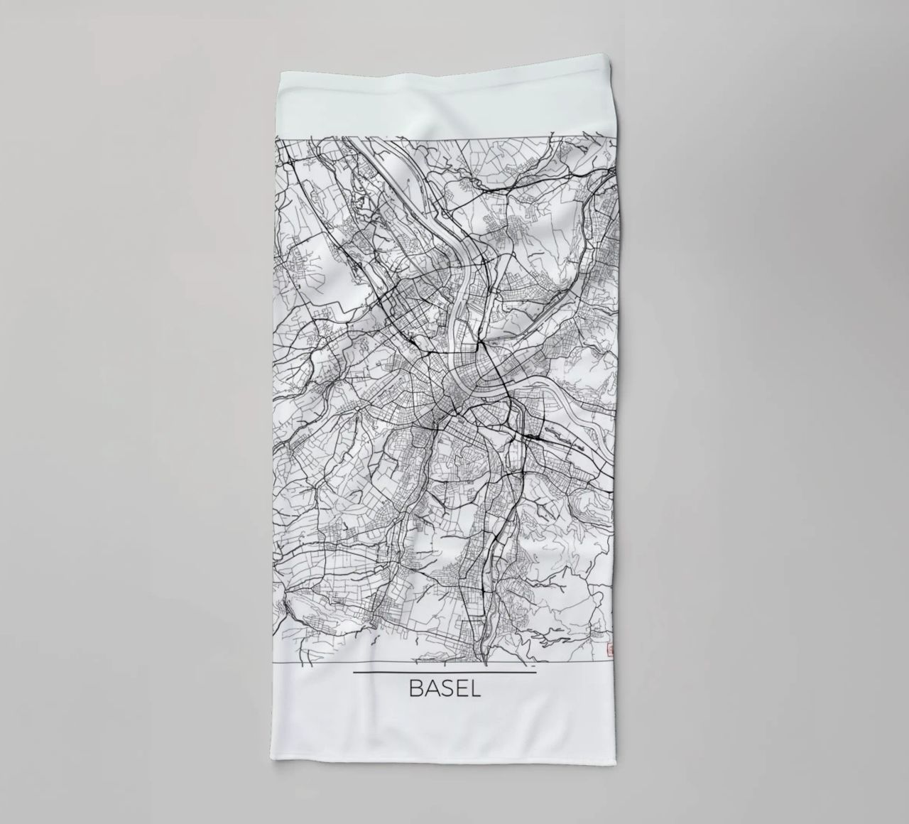 Basel Minimal towel by Hubert Roguski