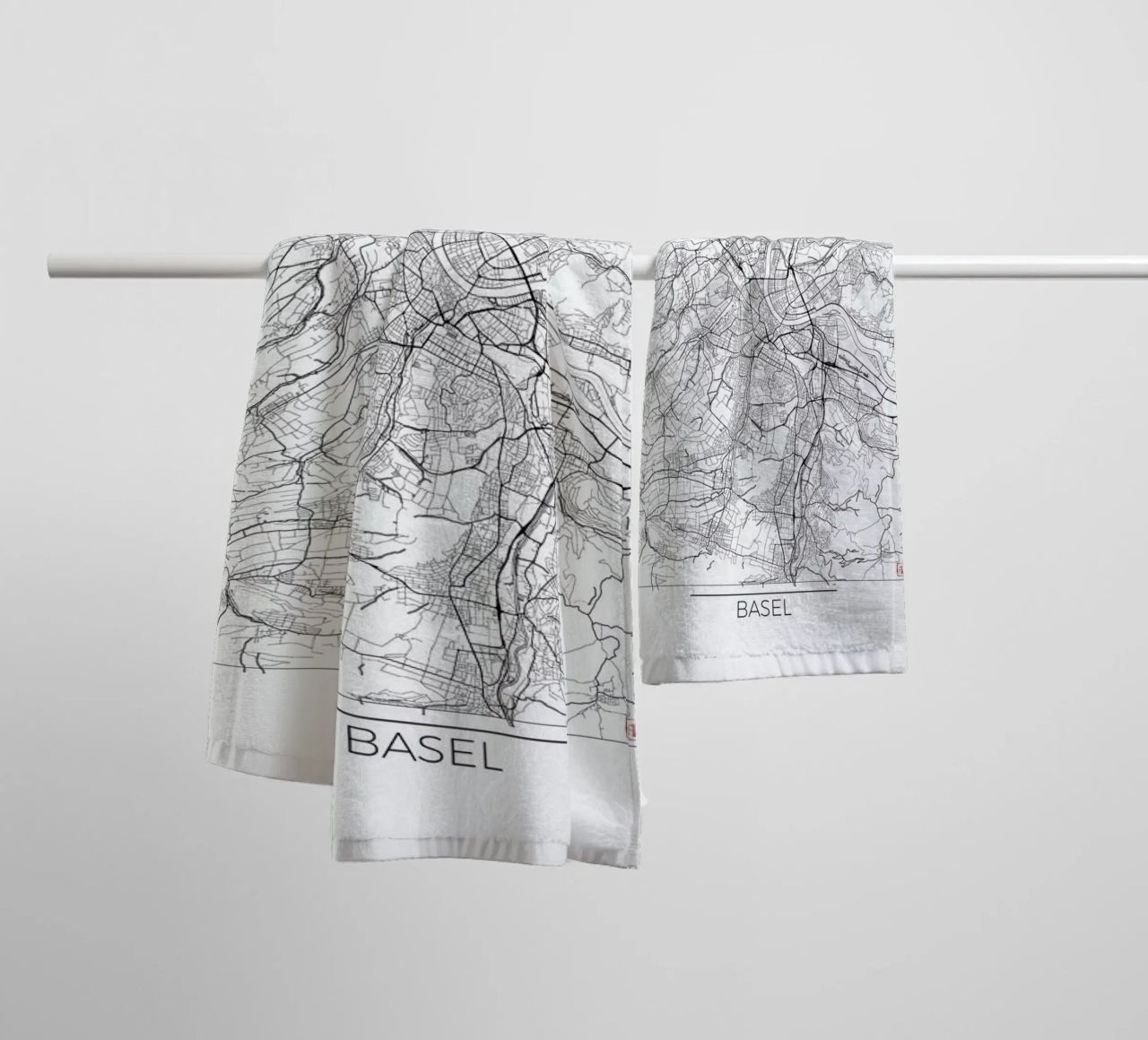 Basel Minimal towel by Hubert Roguski