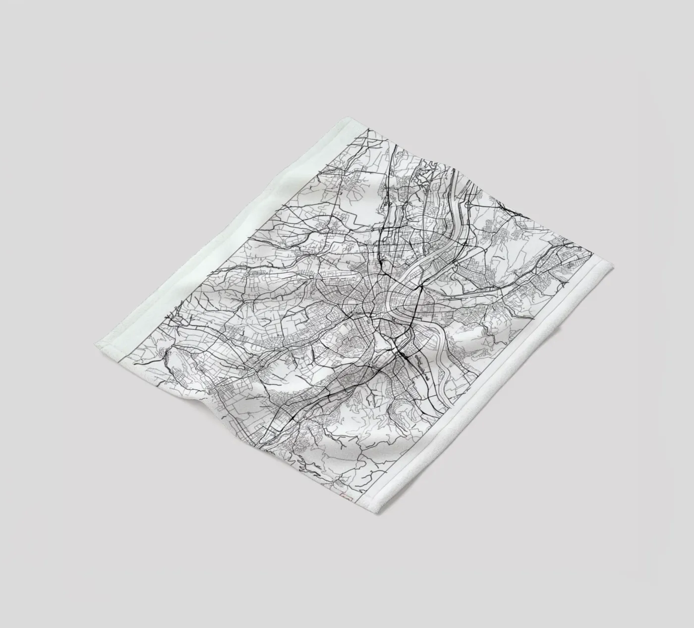 Basel Minimal Fleecedecke von Hubert Roguski