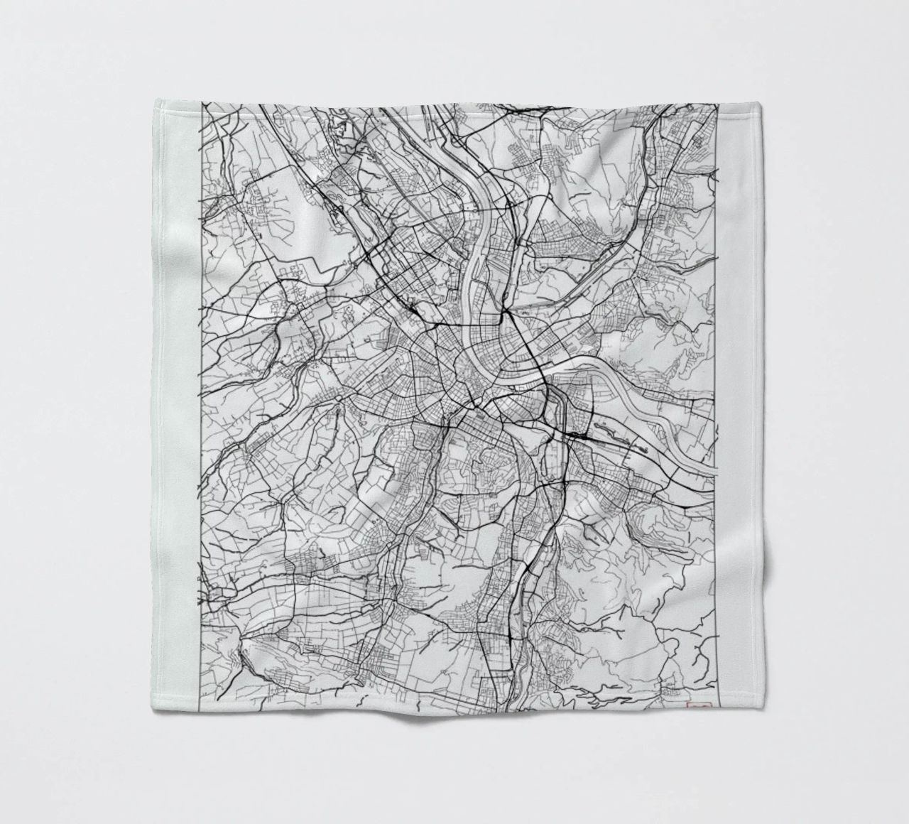 Basel Minimal coperta in pile da Hubert Roguski