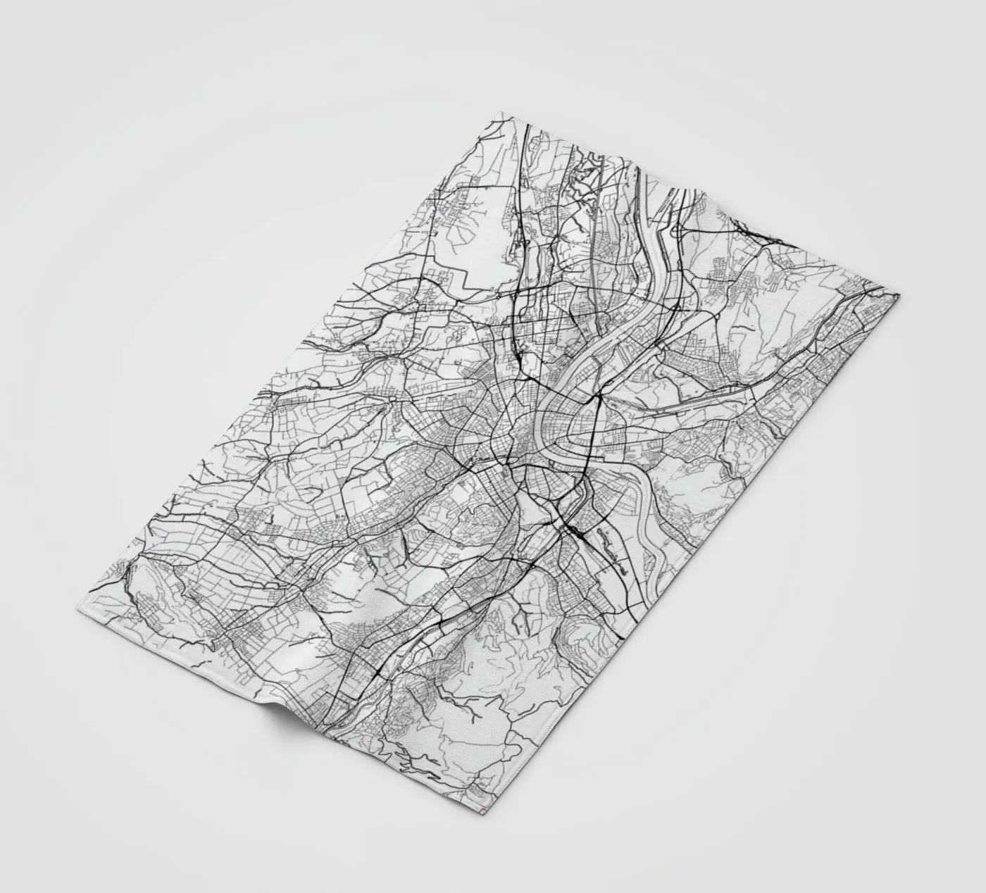 Basel Minimal Fleecedecke von Hubert Roguski